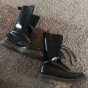 Dr. Martens Black Mid Calf Boots